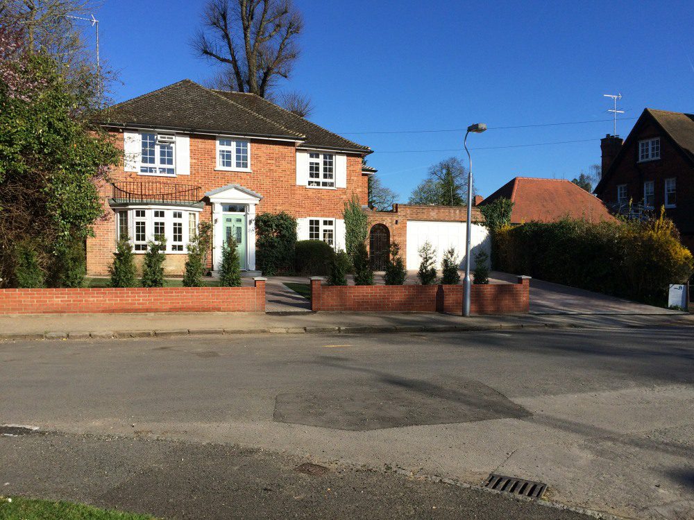CS001 driveway paving wall landscaping