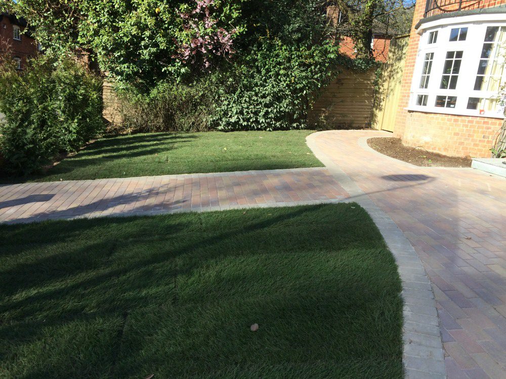 CS003 driveway paving wall landscaping