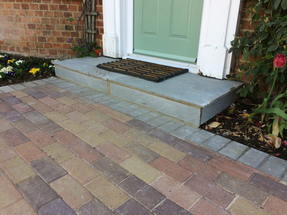 CS005 driveway paving wall landscaping