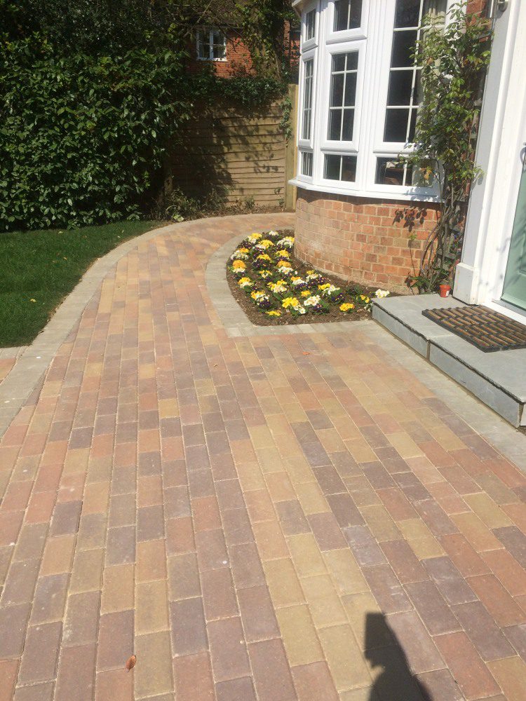 CS007 driveway paving wall landscaping