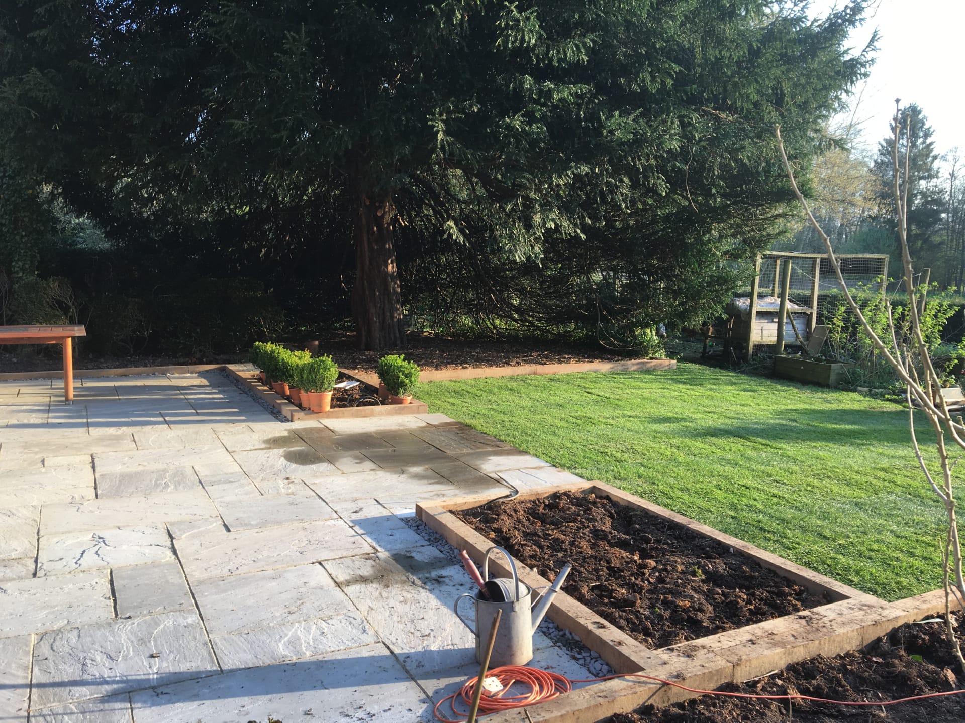 SL 009 paving wall and garden landscaping