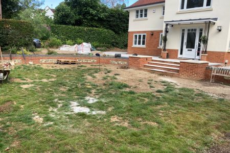 pool project landscaping HR 002