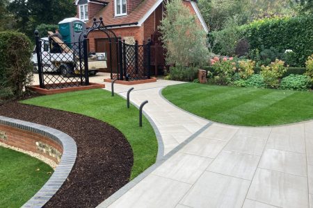 pool project landscaping HR 017
