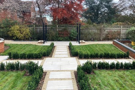 pool project landscaping HR 032
